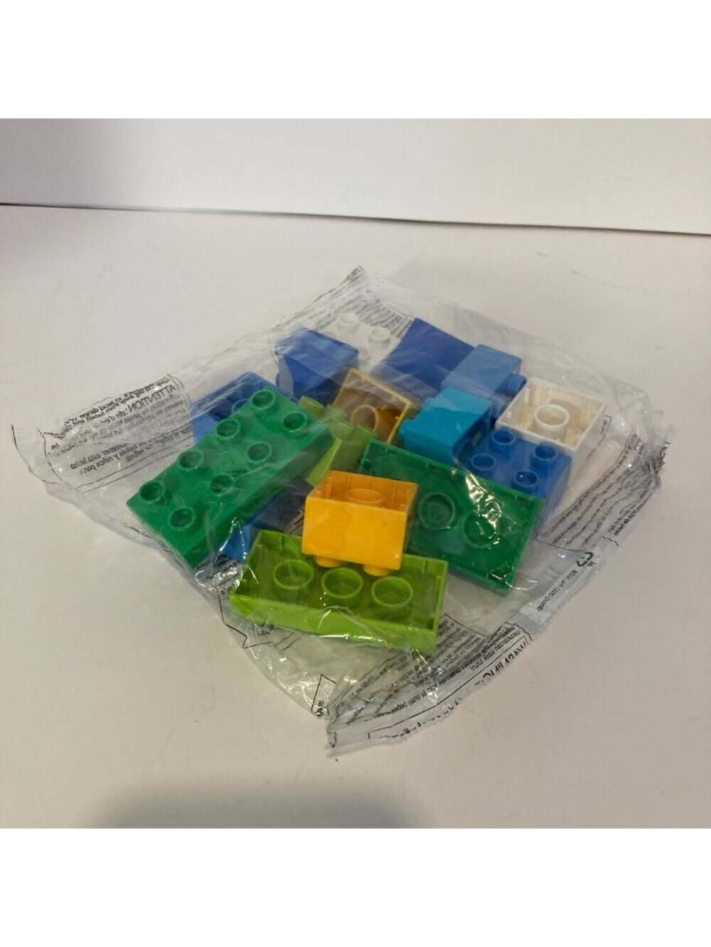 5/$25 New Sealed Lego Duplo Set Bag Number Blocks 1-4 Octane 15 Pieces Blue